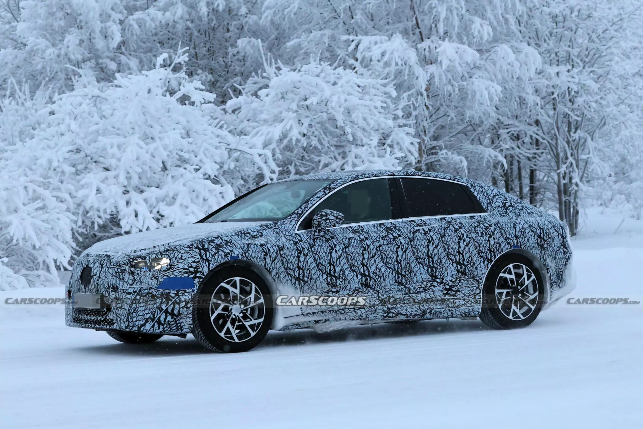Mercedes Benz C Class EV Spy Shot (5)